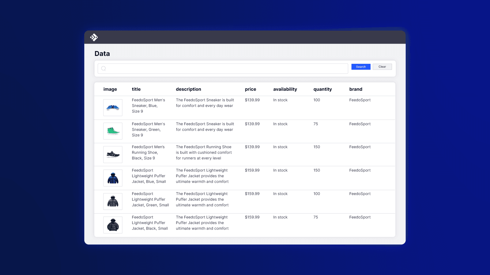 Feedonomics connects with Shopify to import and map your product