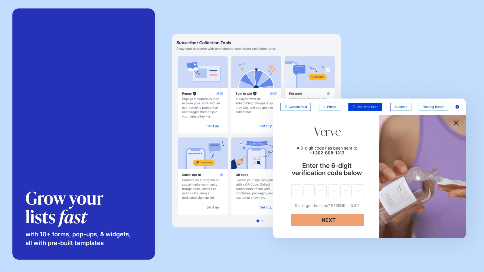 Build and scale your subscriber lists with 10+ tools