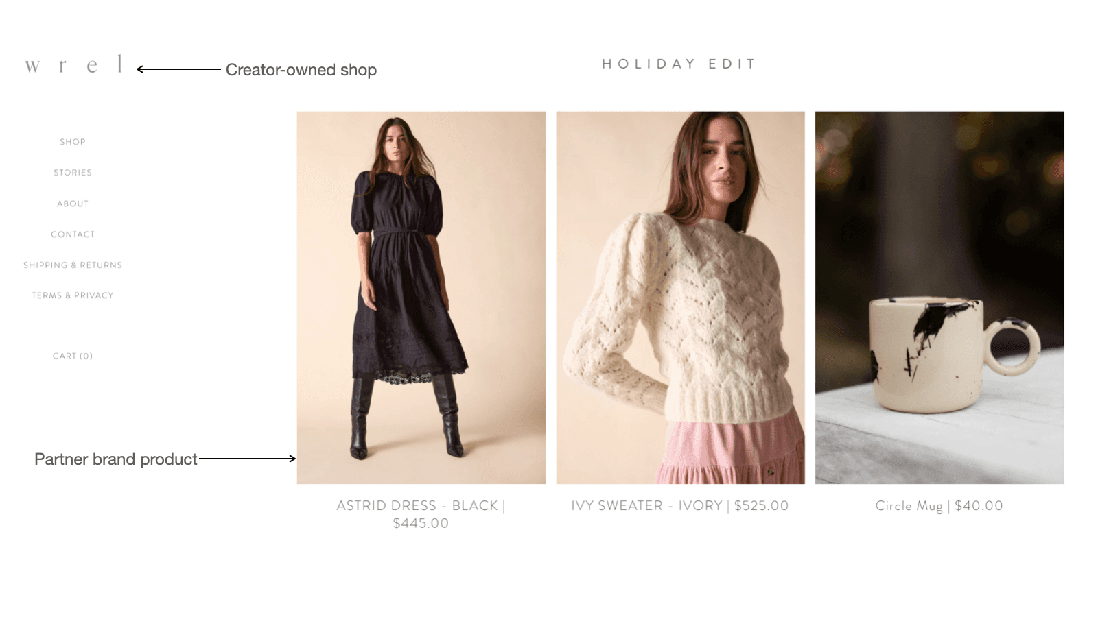 Example store with Flagship