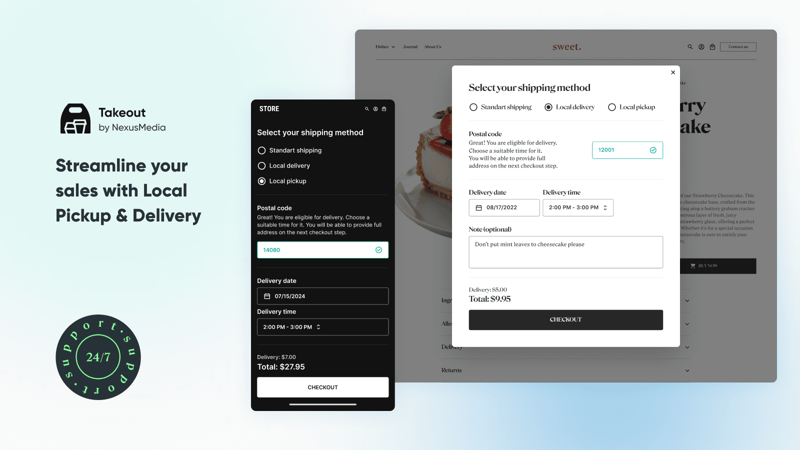 Add Local Delivery & Takeout (Local Pickup) to your Store