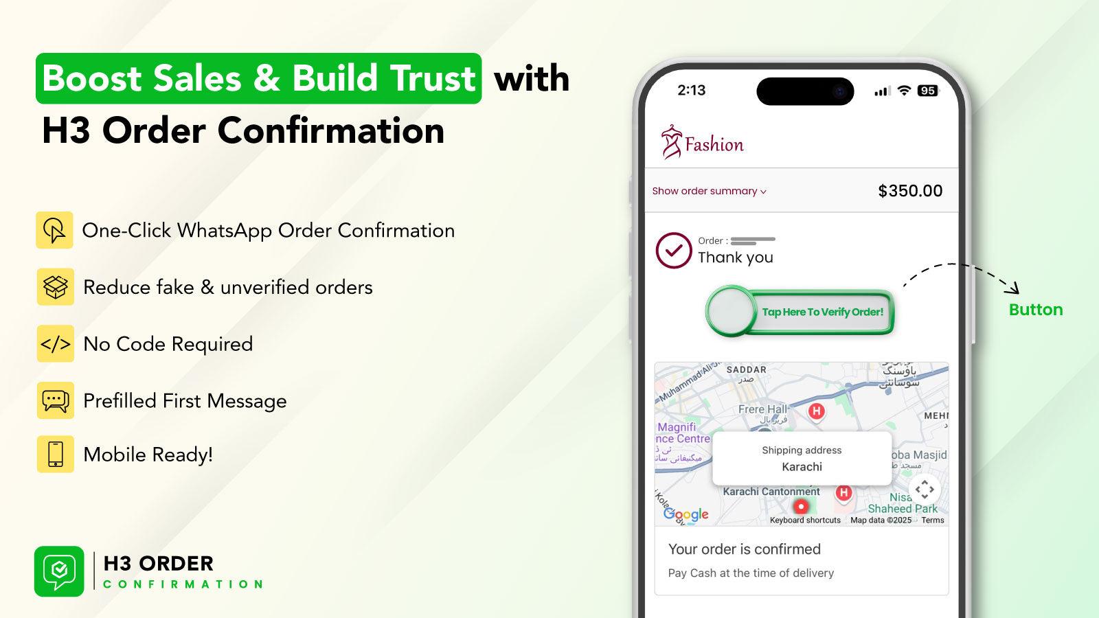 Verify orders for accuracy