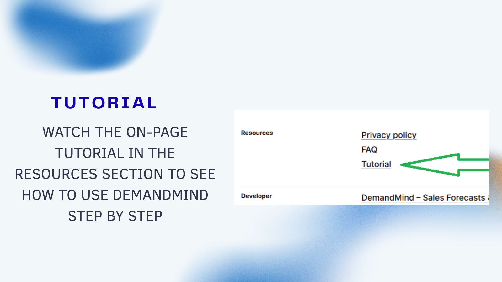 Overview-Understand DemandMind and watch Tutorial