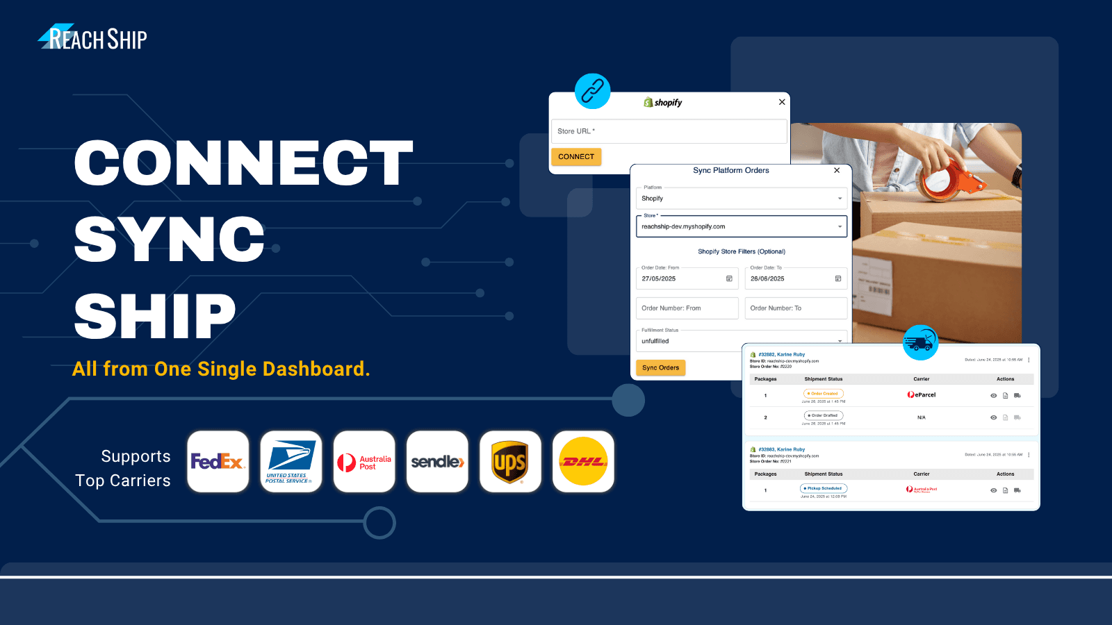 ReachShip Multi-Carrier Shopify Shipping App