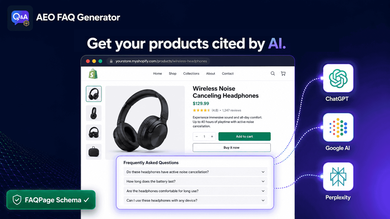 Get your products cited by ChatGPT, Perplexity and Gemini