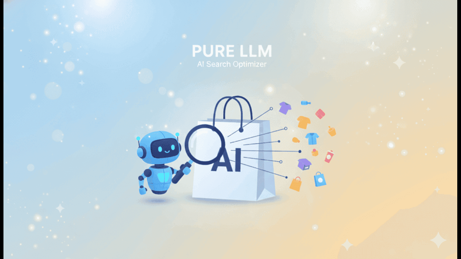 AI agent discovering products through llms.txt optimization.