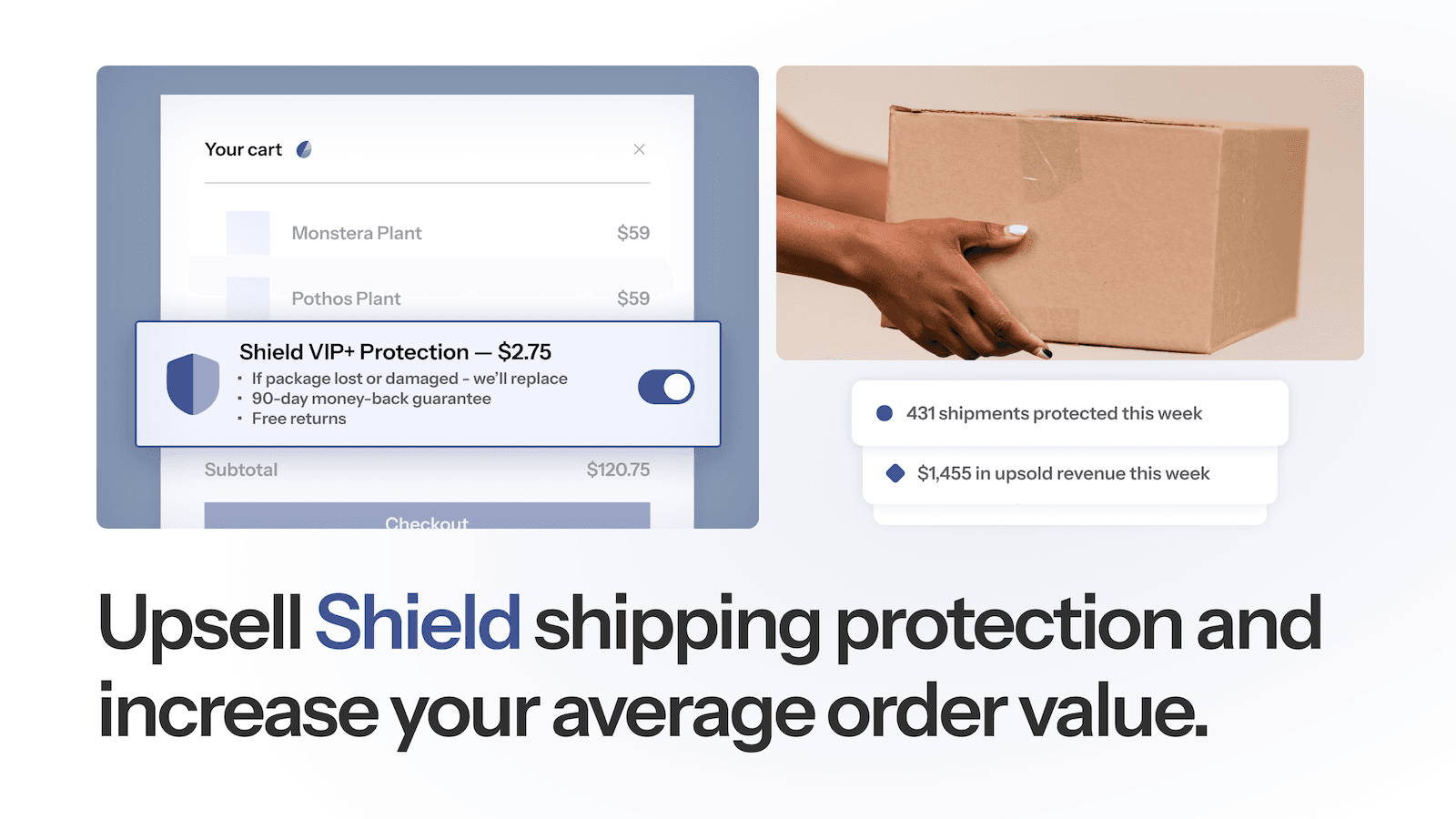 Shield turns your shipping issues into profit.