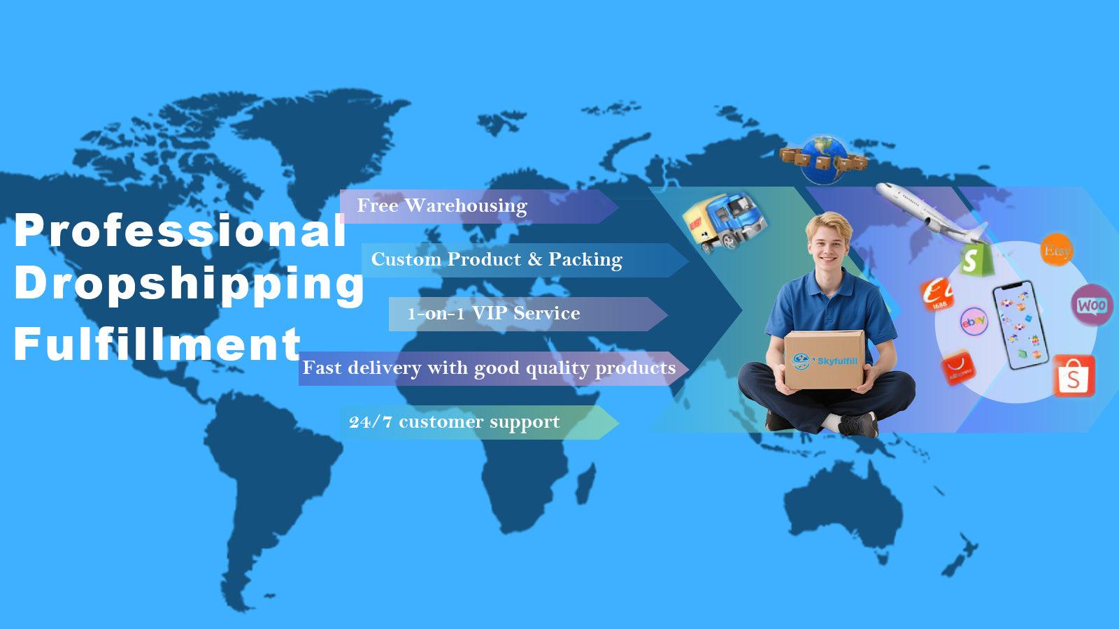 Skyfulfill provides all in one around sropshipping service.
