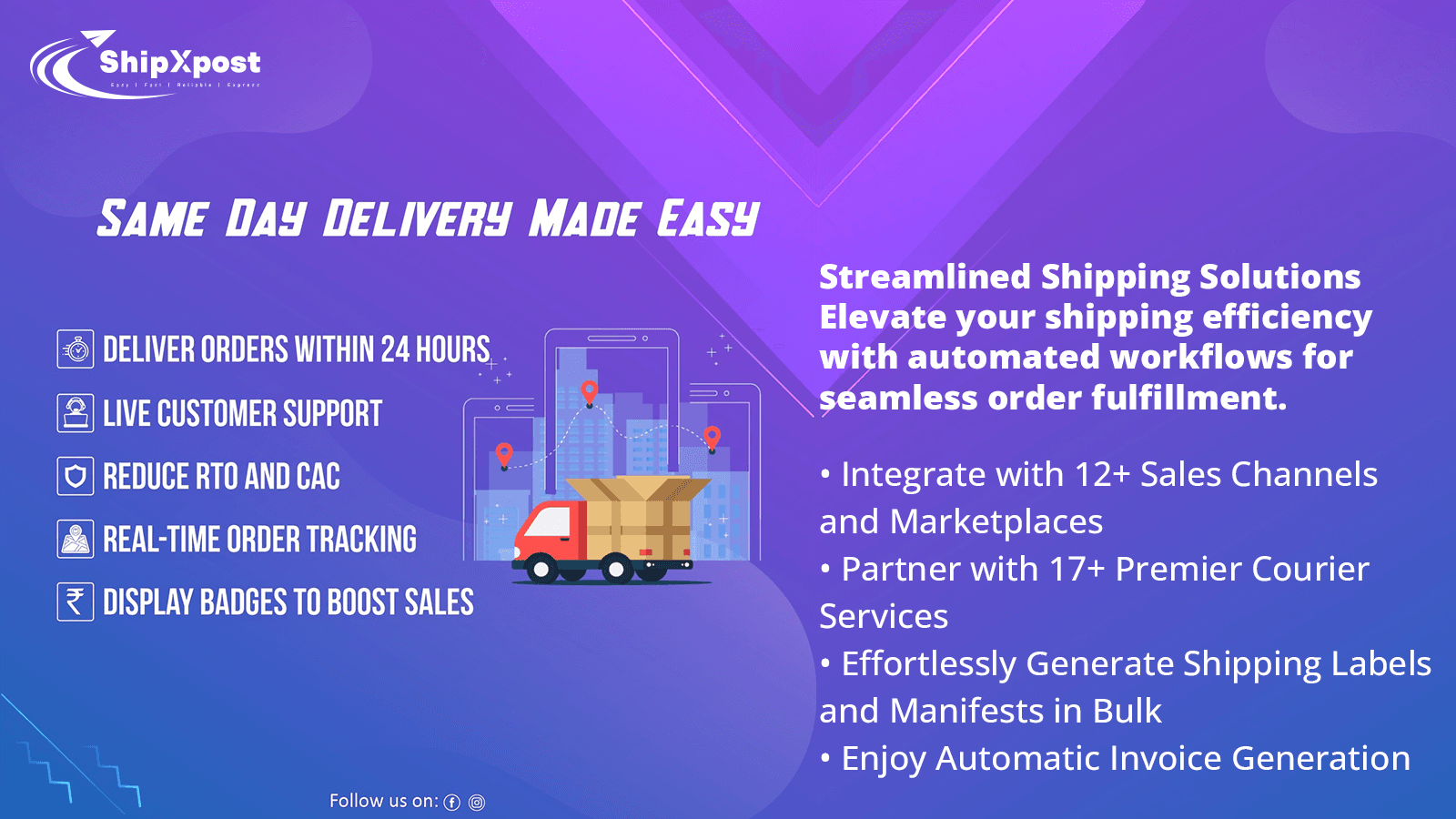 SAME DAY DELIVERY MADE EASY