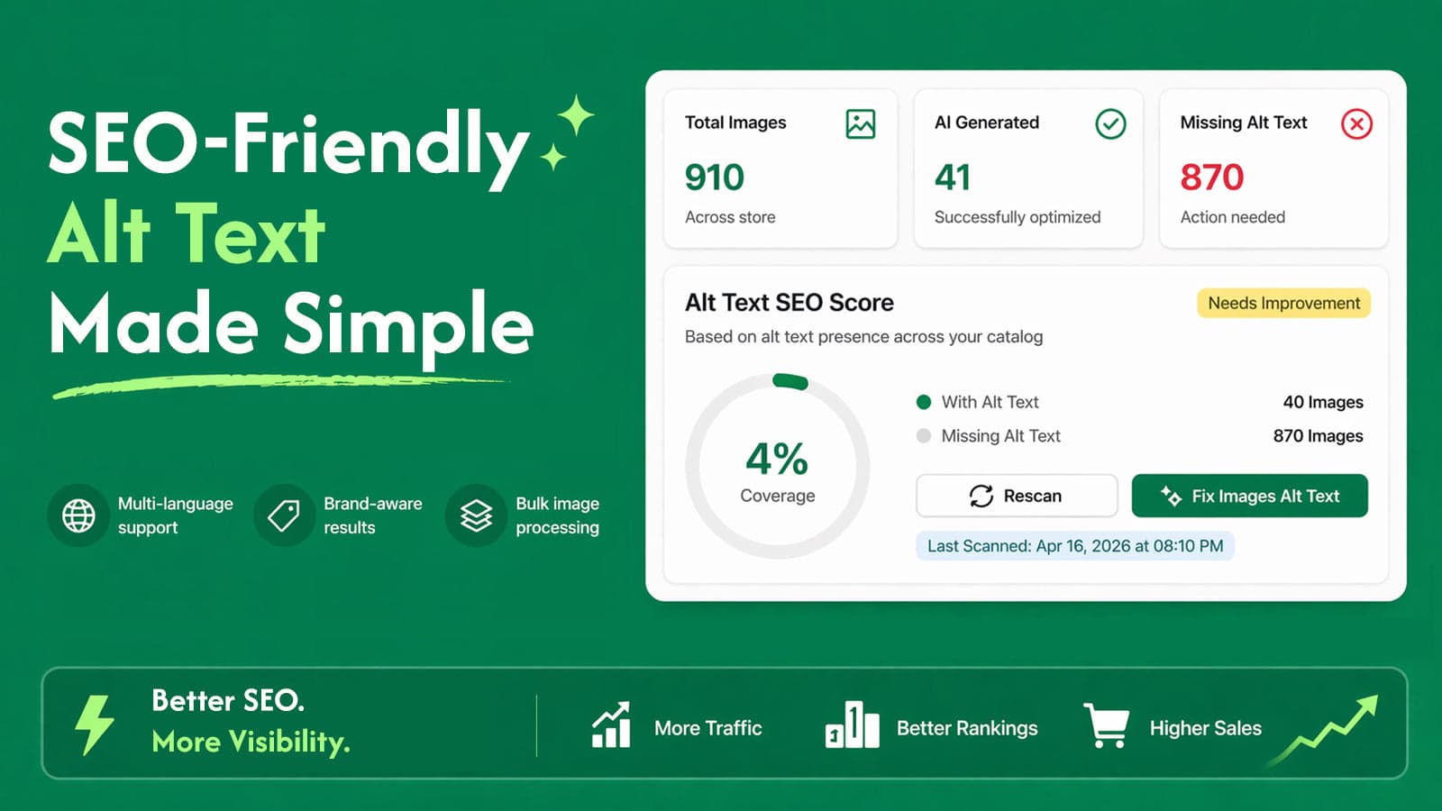 Rocket AI Alt Text Customizable SEO-Friendly Alt Text in Seconds