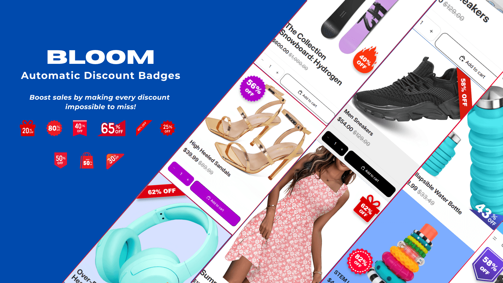 Automatic discount badges