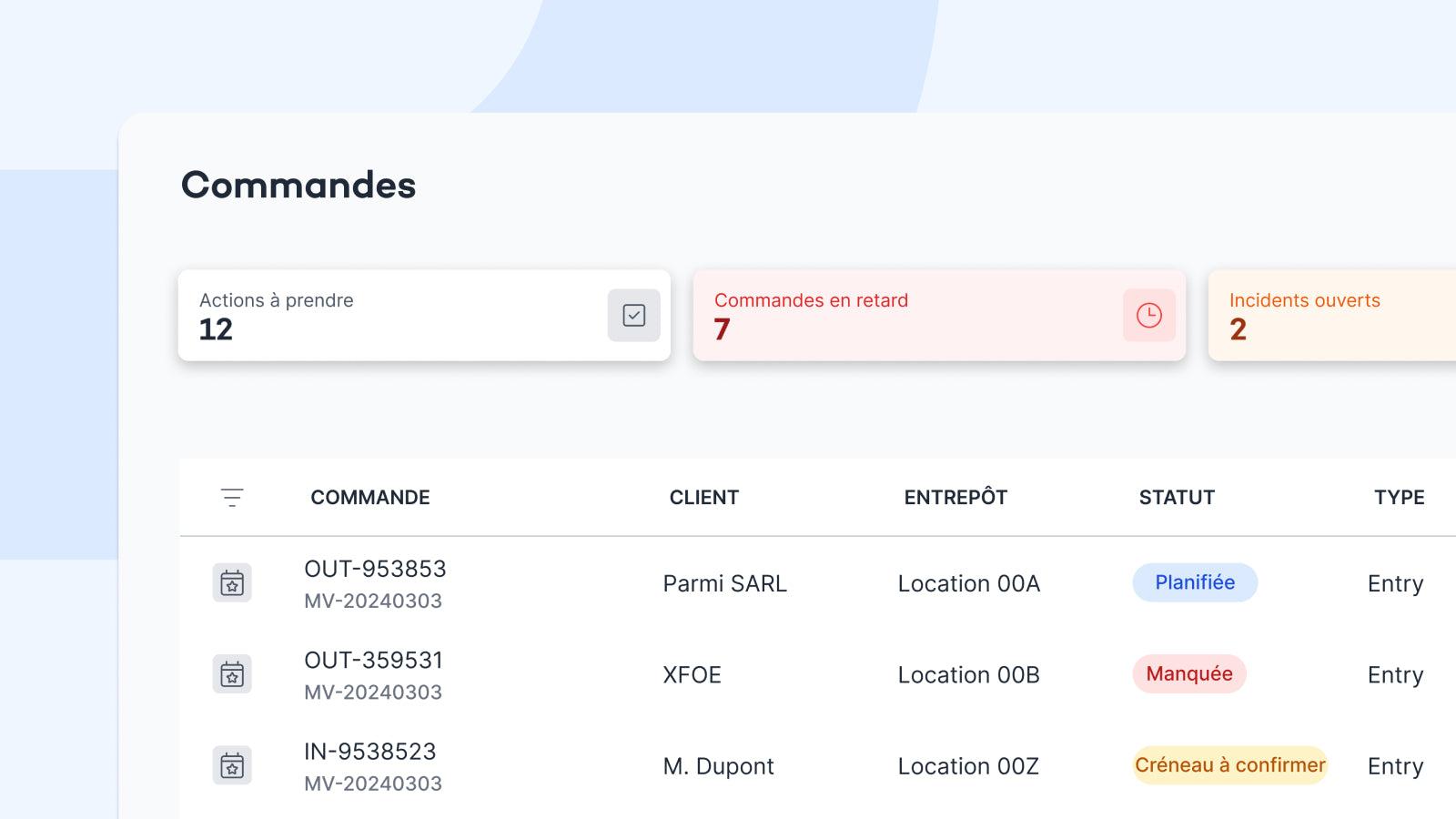 Synchronisation, visibilité et traçabilité des commandes clients