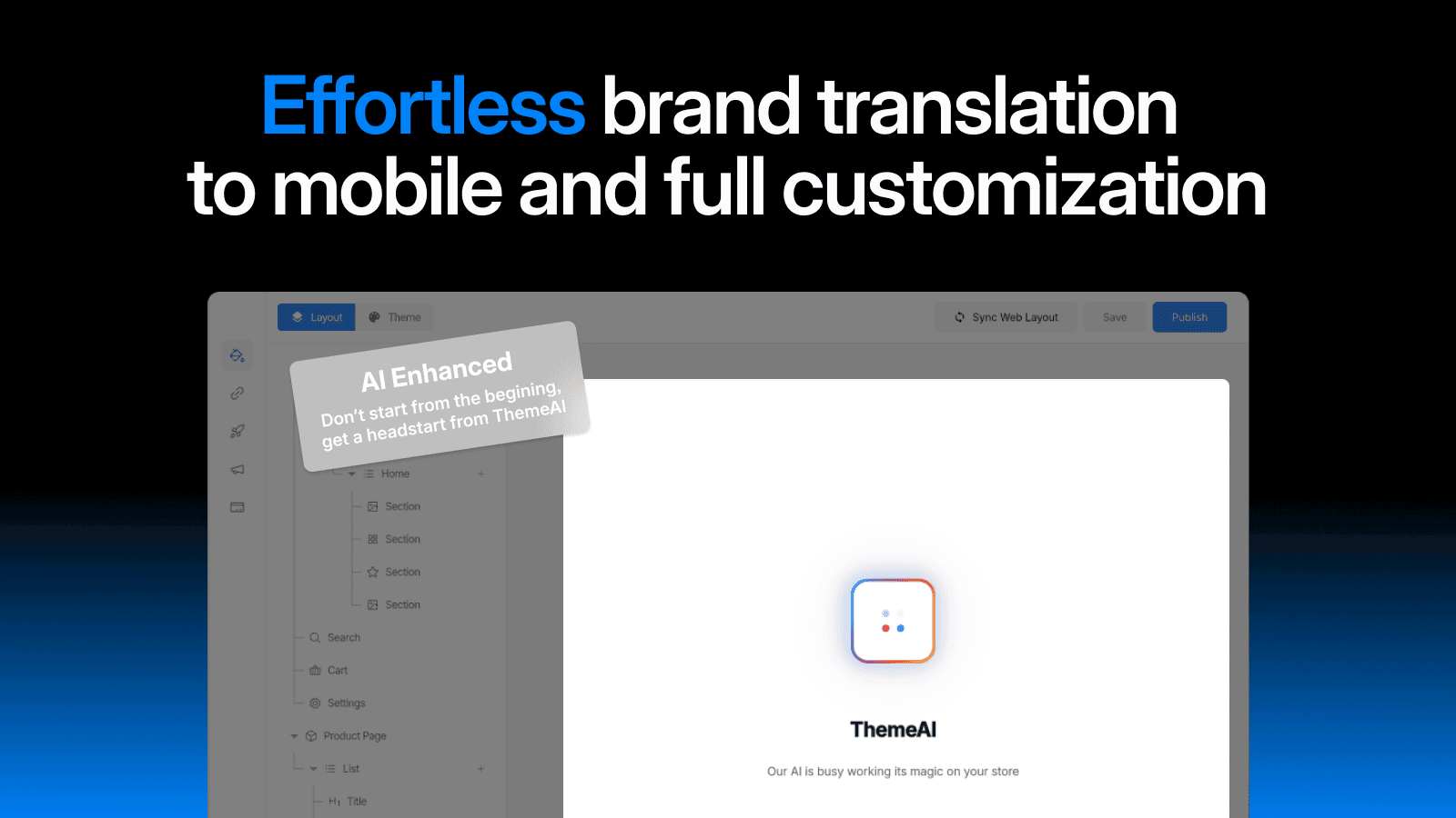 Screenshot presenting prototype Live Preview feature