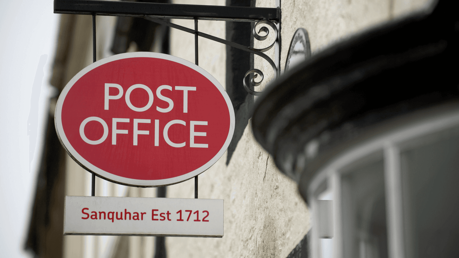 A UK Post Office Sign