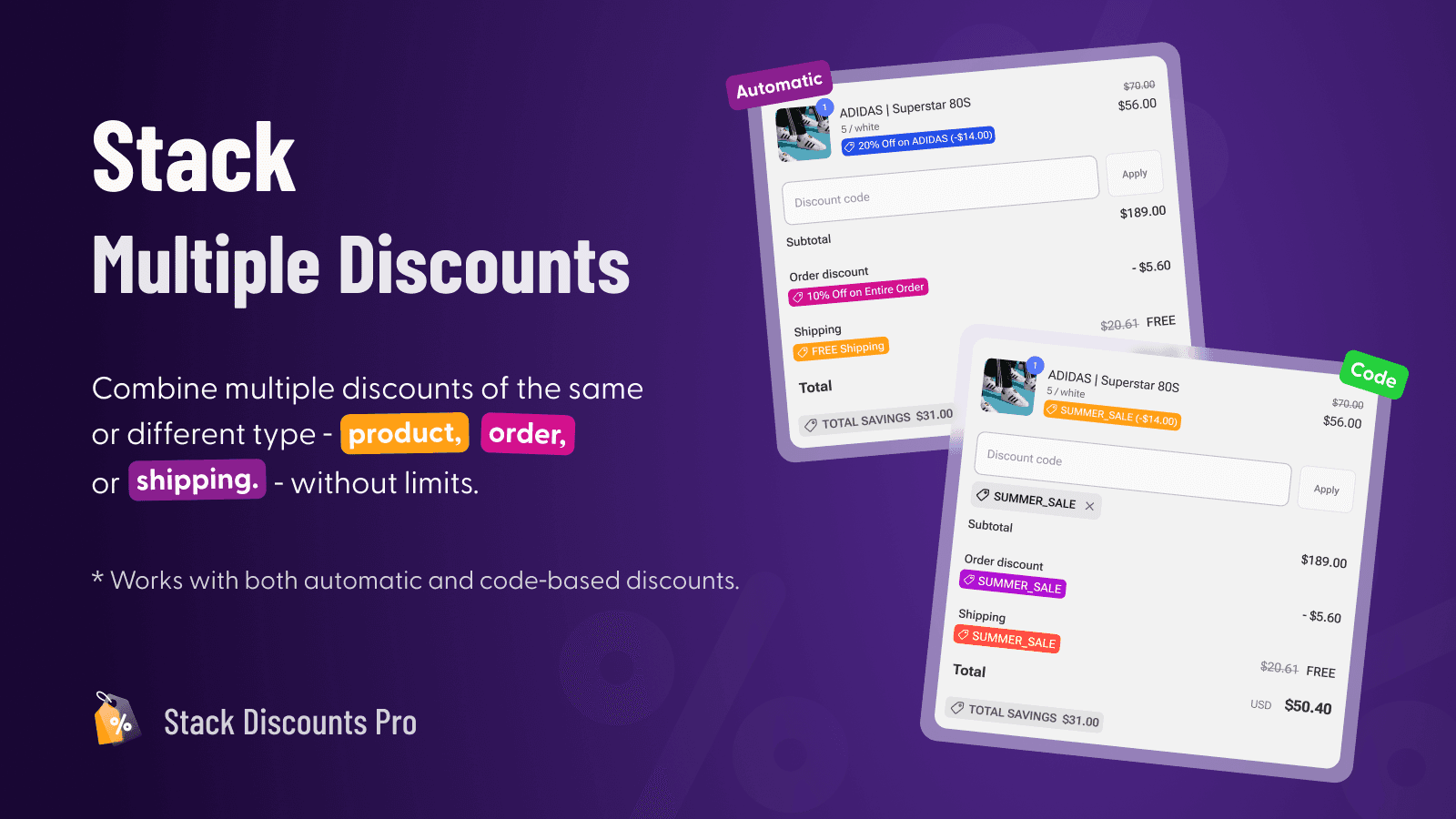 Stack Discounts Pro