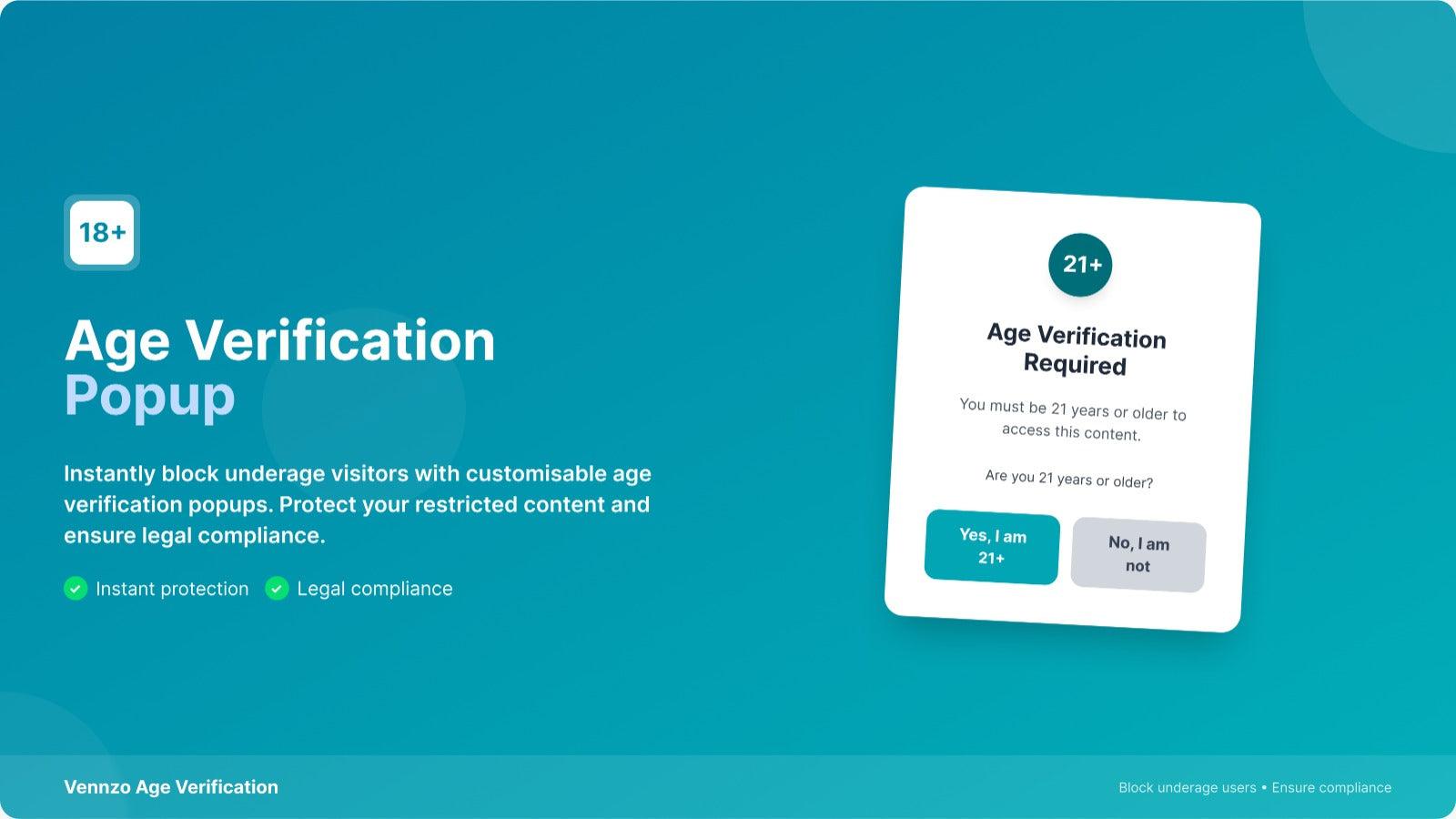 age verification popup
