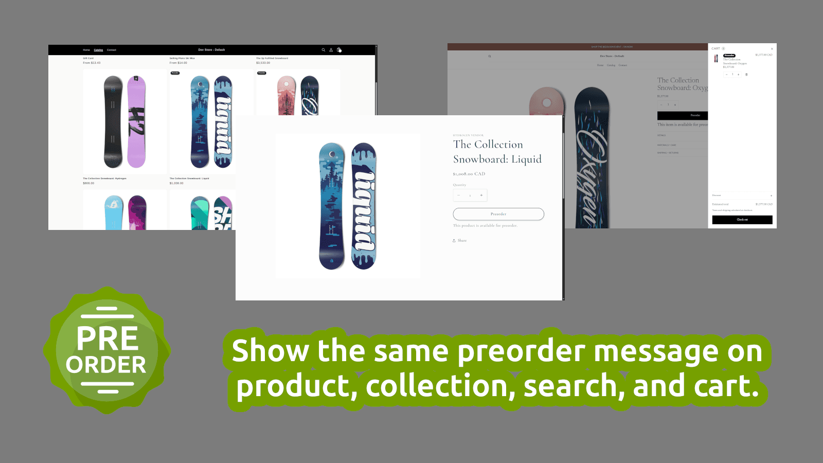 Super Simple Preorder