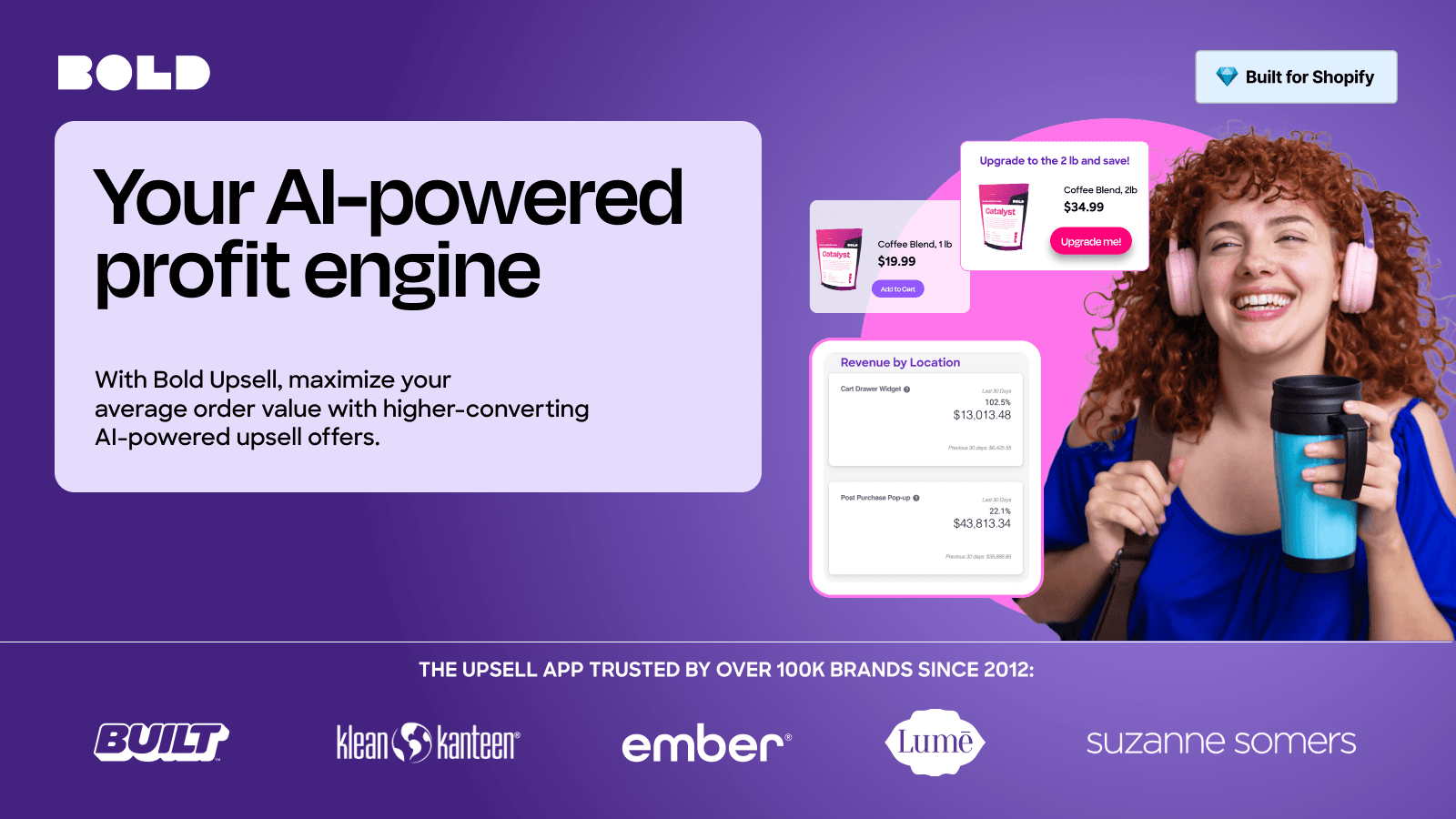 Smart AI Upsell & Cross Sell app for Shopify. Boost AOV & Sales