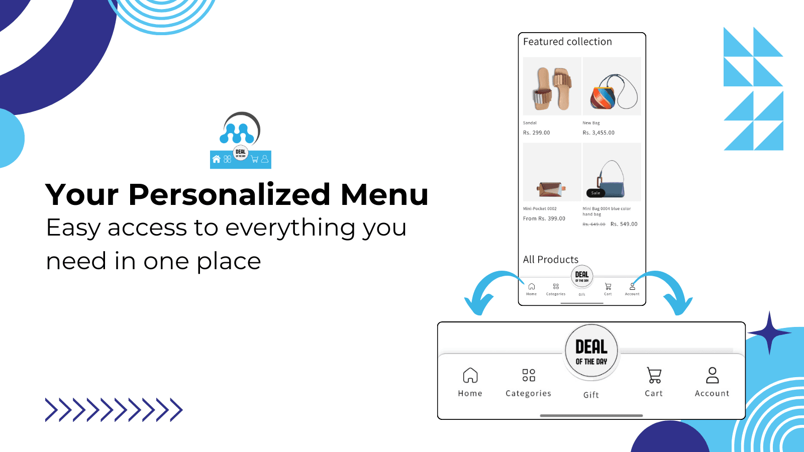 Personalized menu