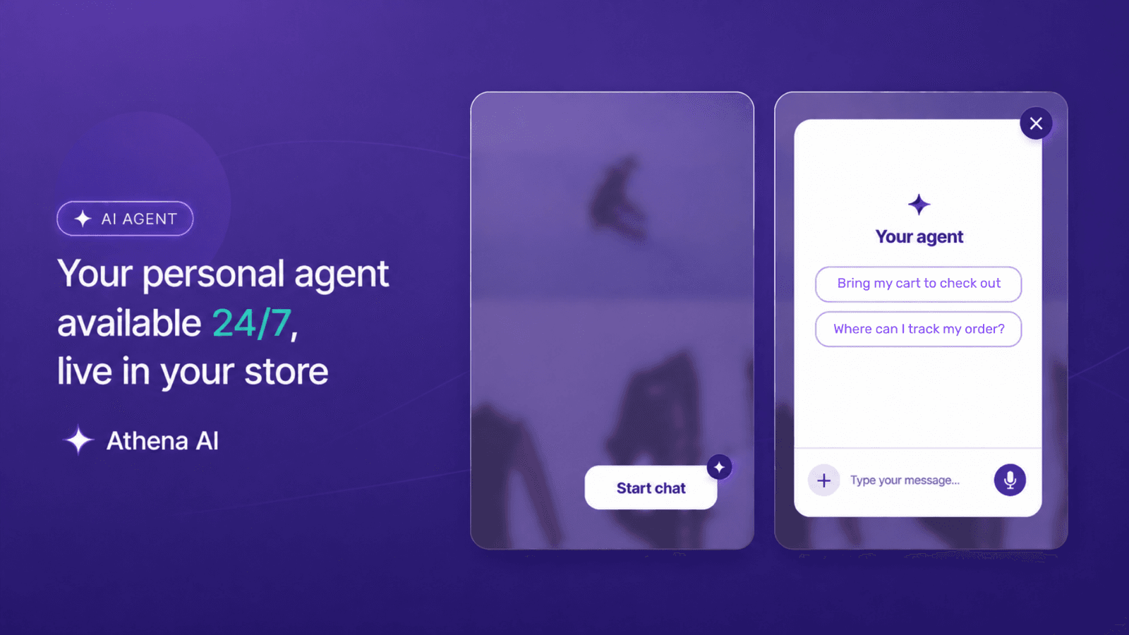 Your personal agent available 24/7, live in your store