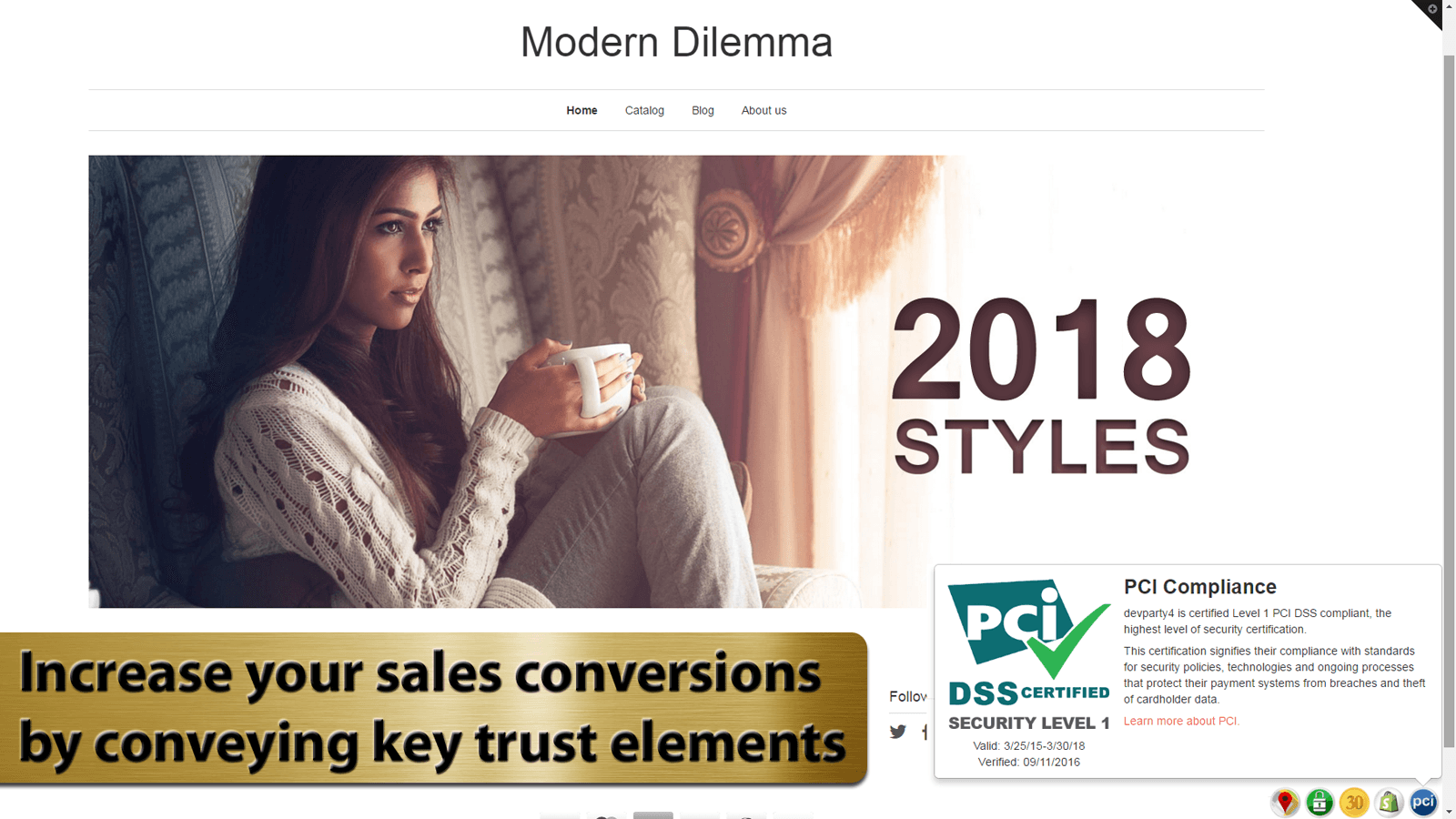 Increase your sales conversions by conveying key trust elements