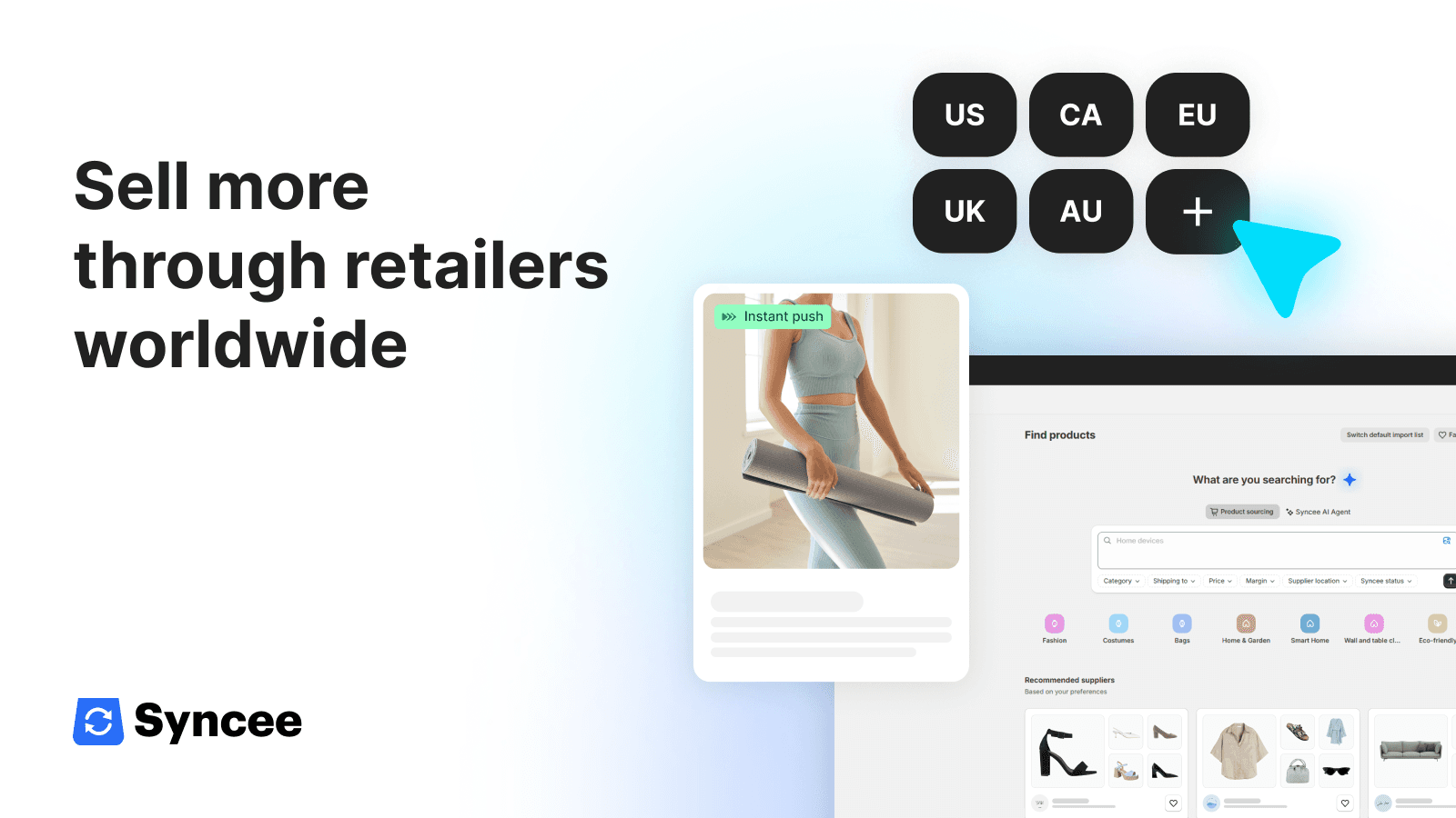 Sell more through retailers worldwide