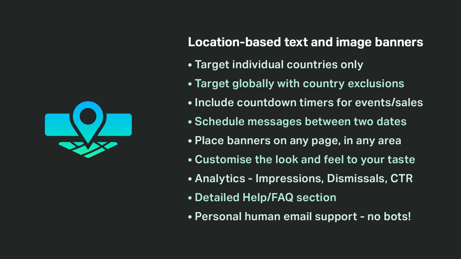 Geo-specific banner