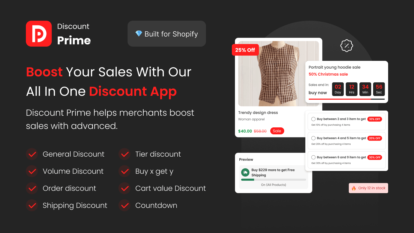 Discount Prime App, Boost your revenue by running campaigns
