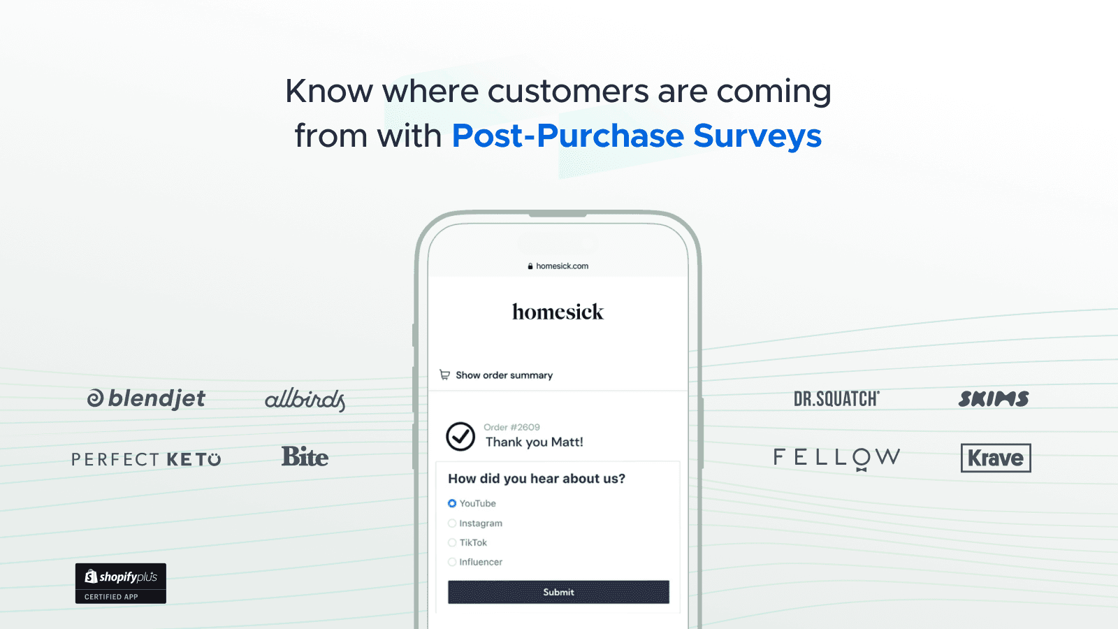 Fairing: Post Purchase Survey that's Shopify Plus Certified