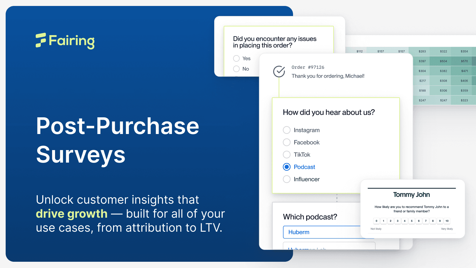Fairing: Post Purchase Survey that's Shopify Plus Certified