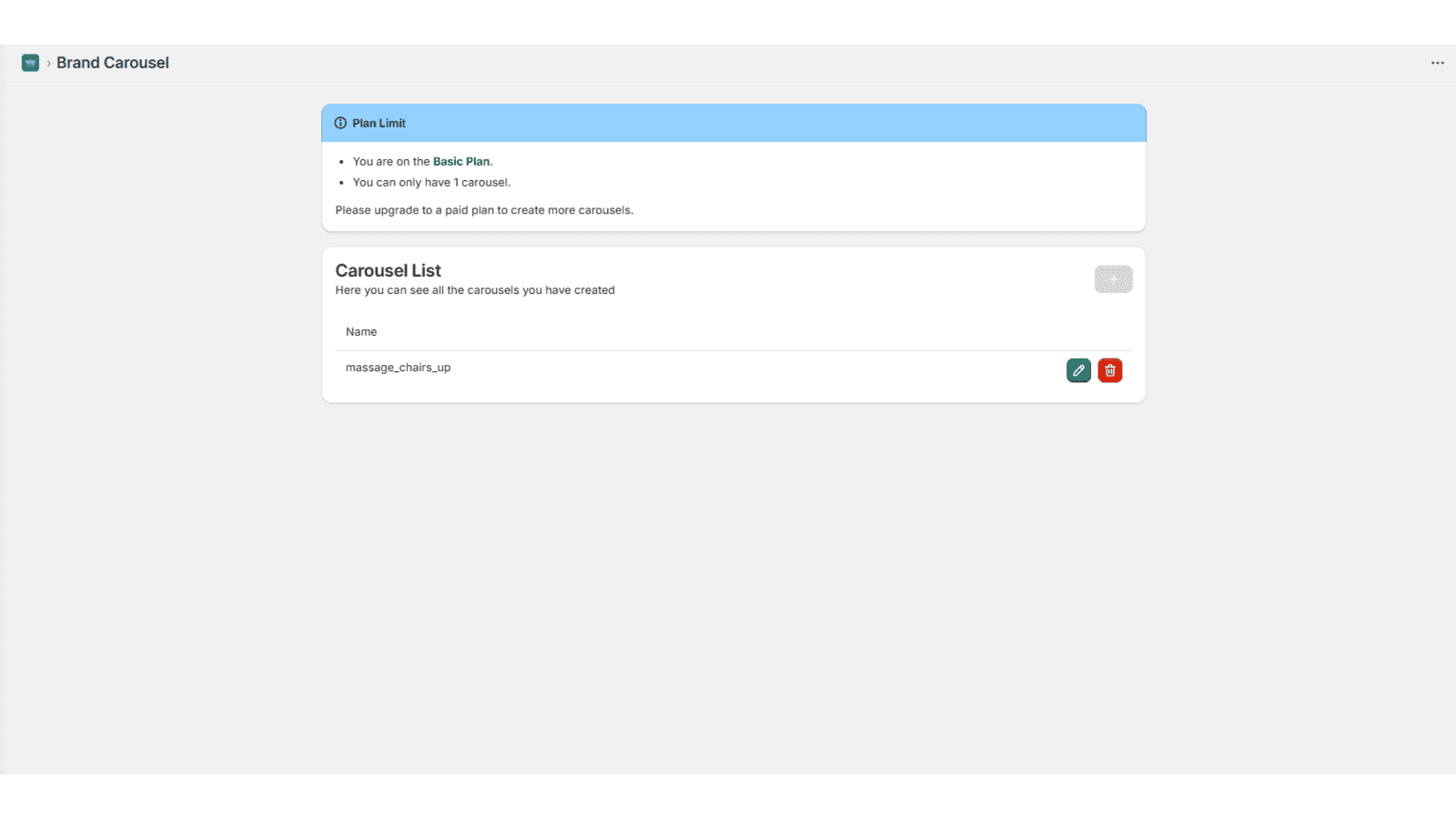 carousels list