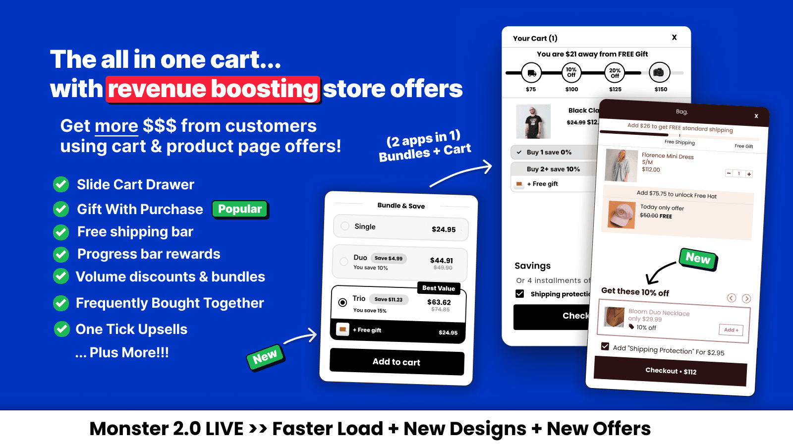 Shopify Free Gift With Purchase In Cart Upsells Monster Upsell