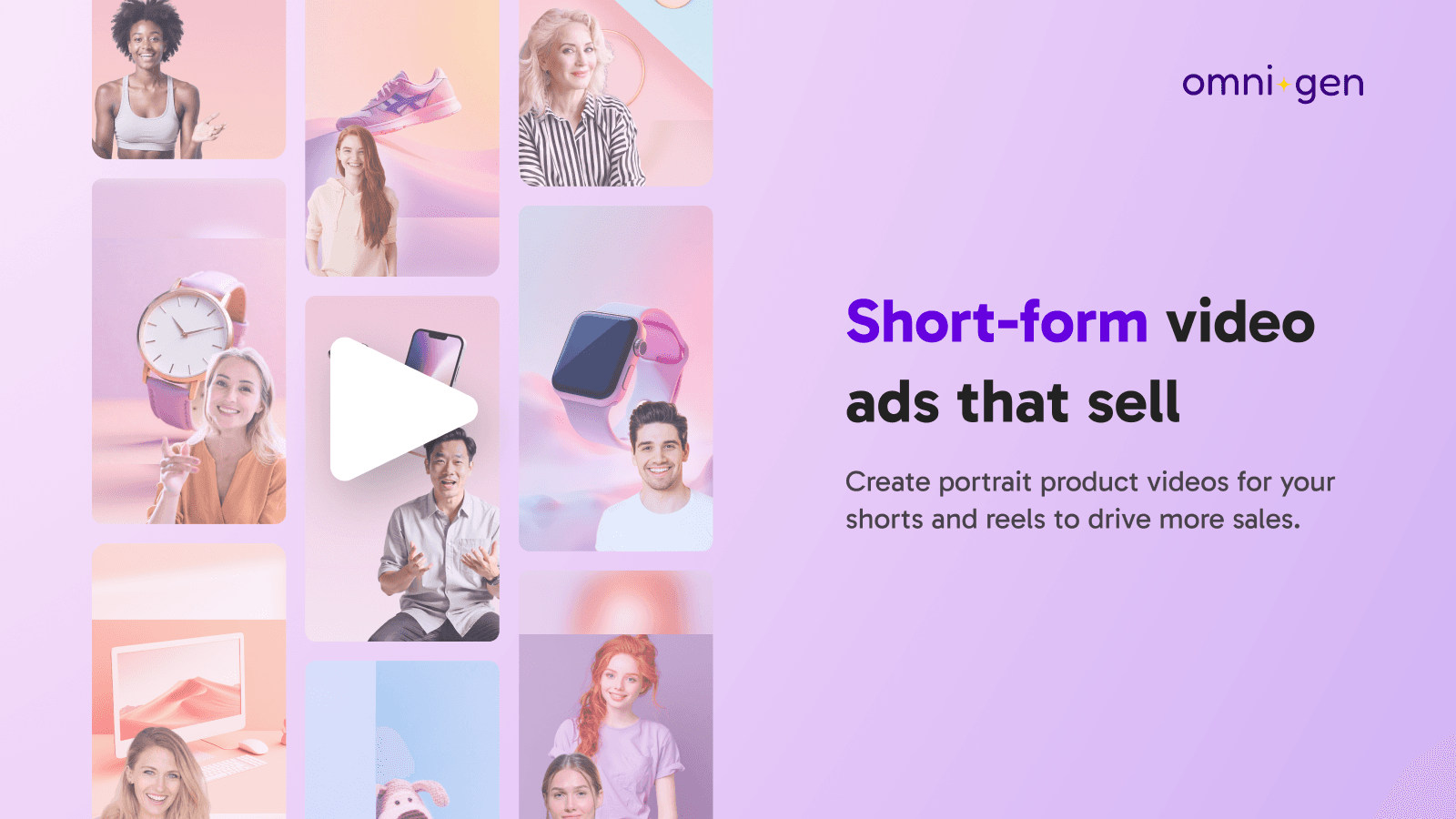 OmniGen AI Video: short form vertical video ads that sell