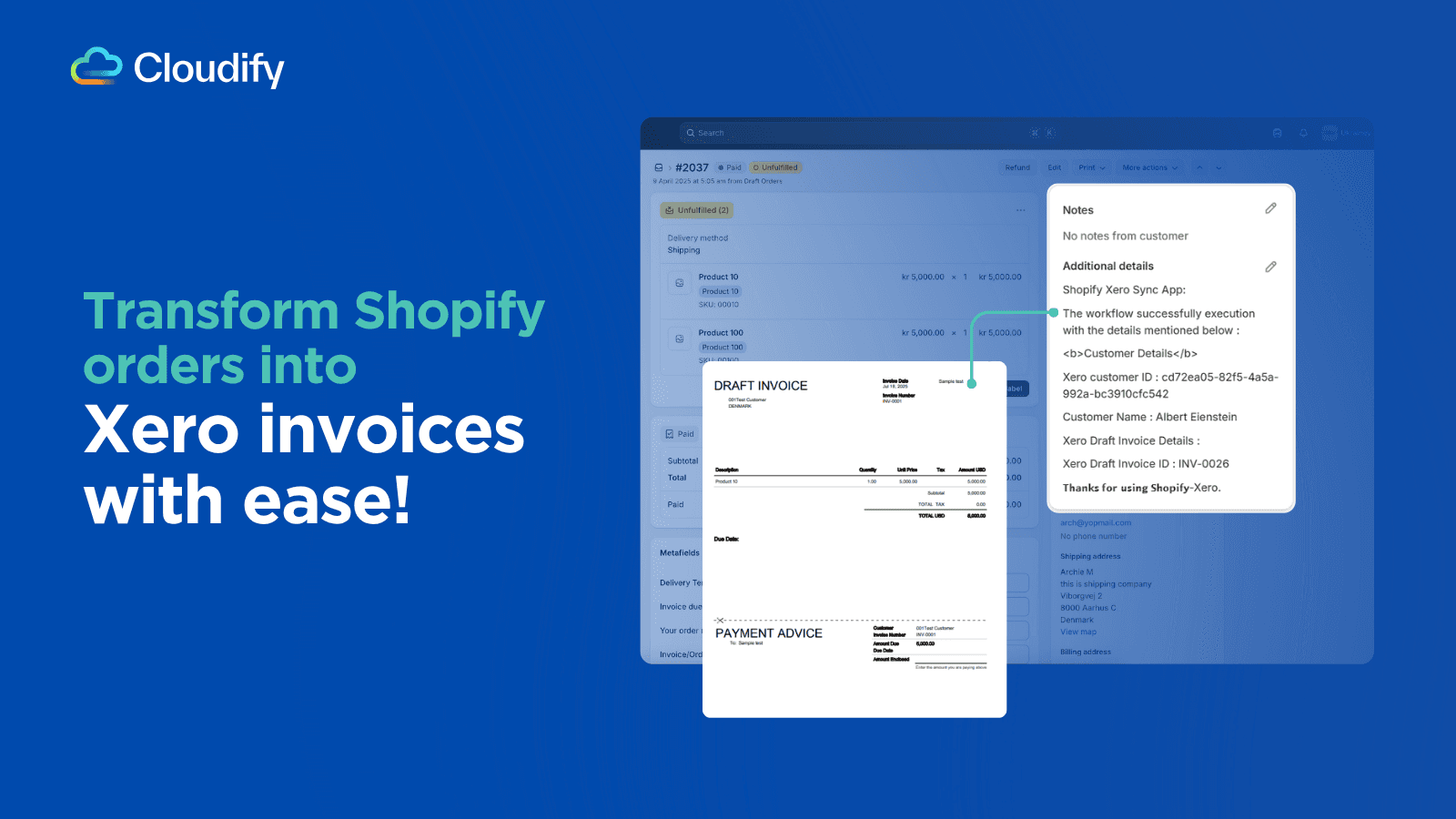 Effortless Xero invoice generation from Shopify orders