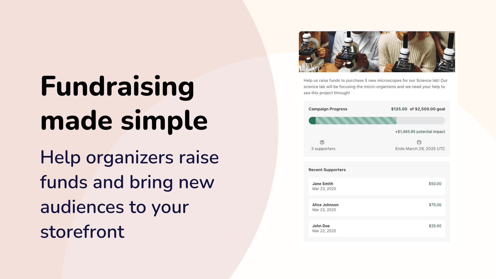 fundraising made simple banner