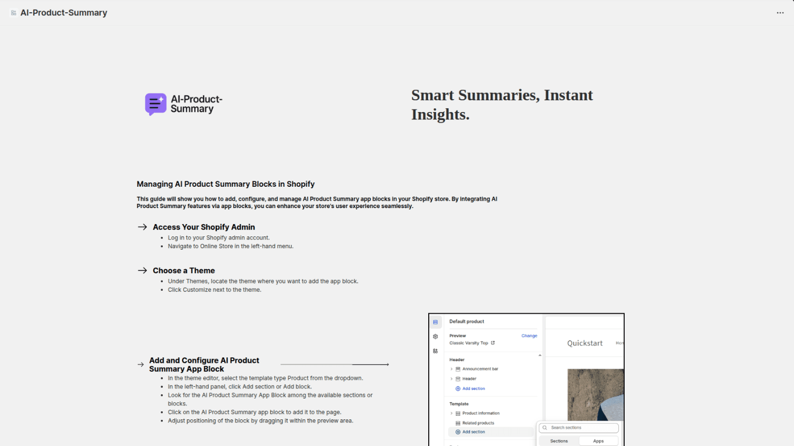 App Home Page