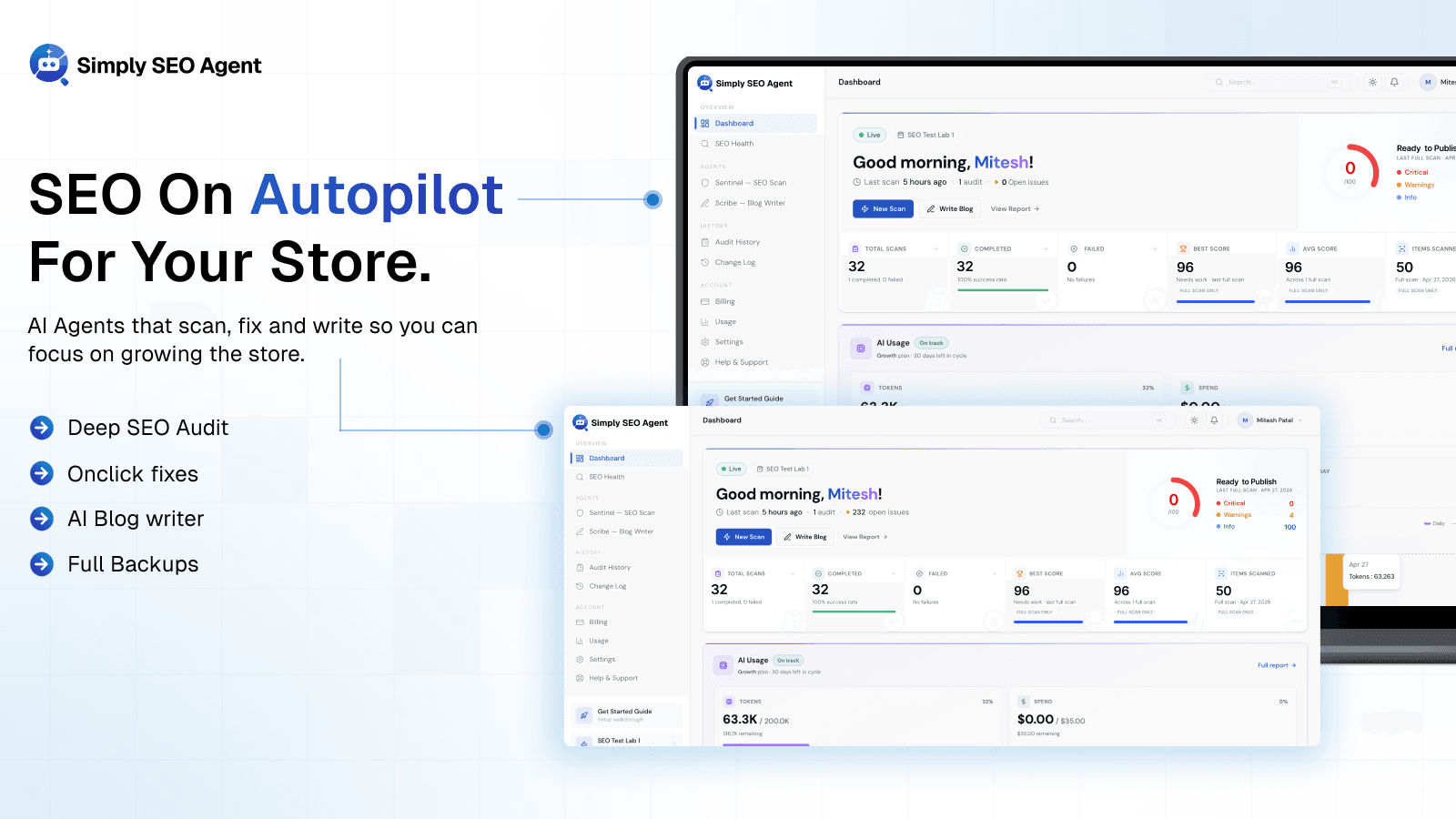 AI Powered SEO Dashboard