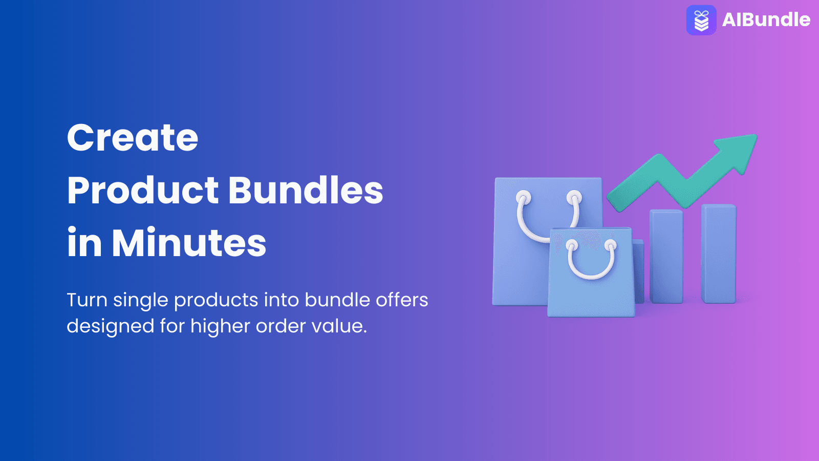App interface showing product bundle creation workflow