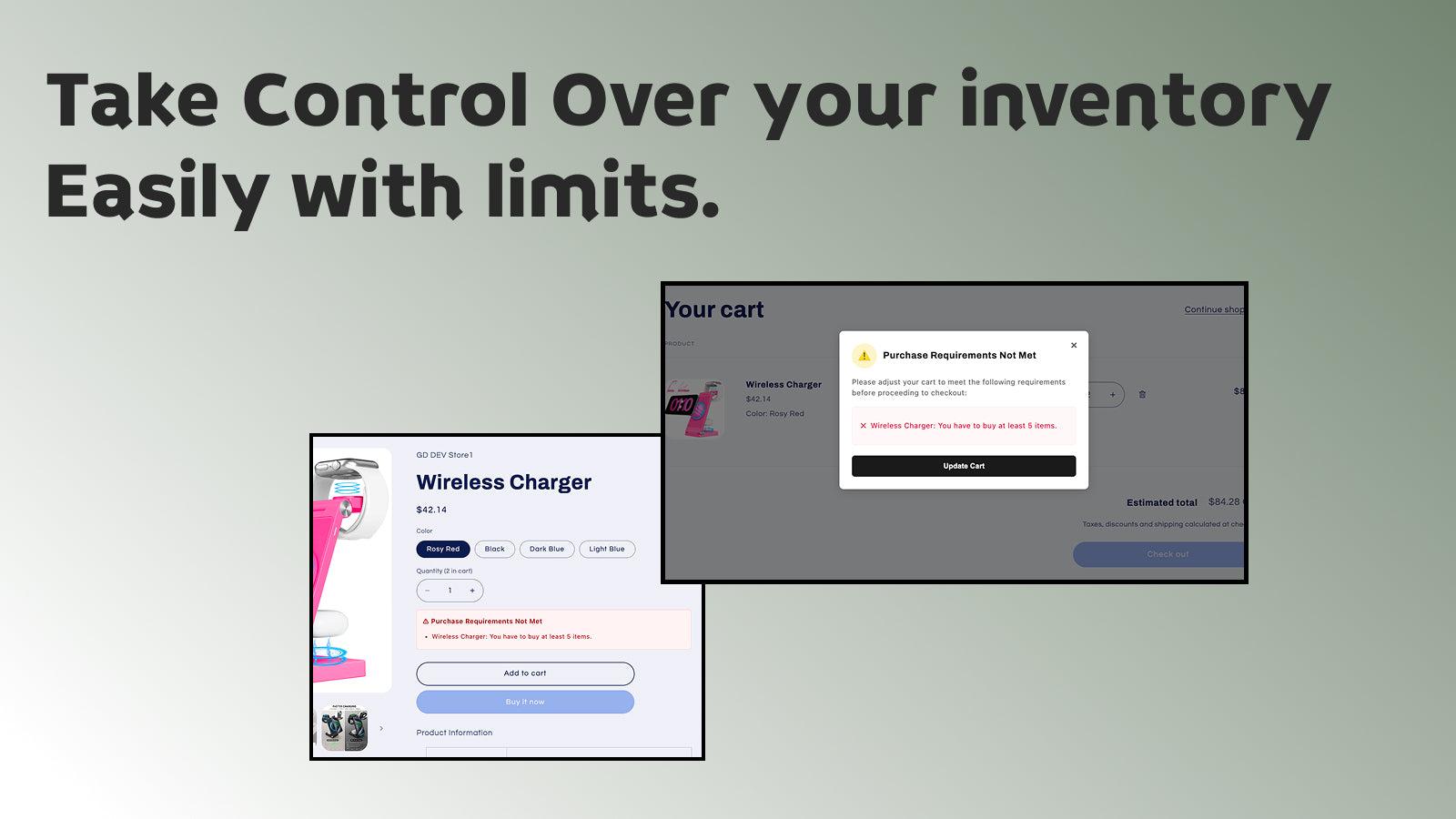 Take Control Over Your Inventory Easily with Limits