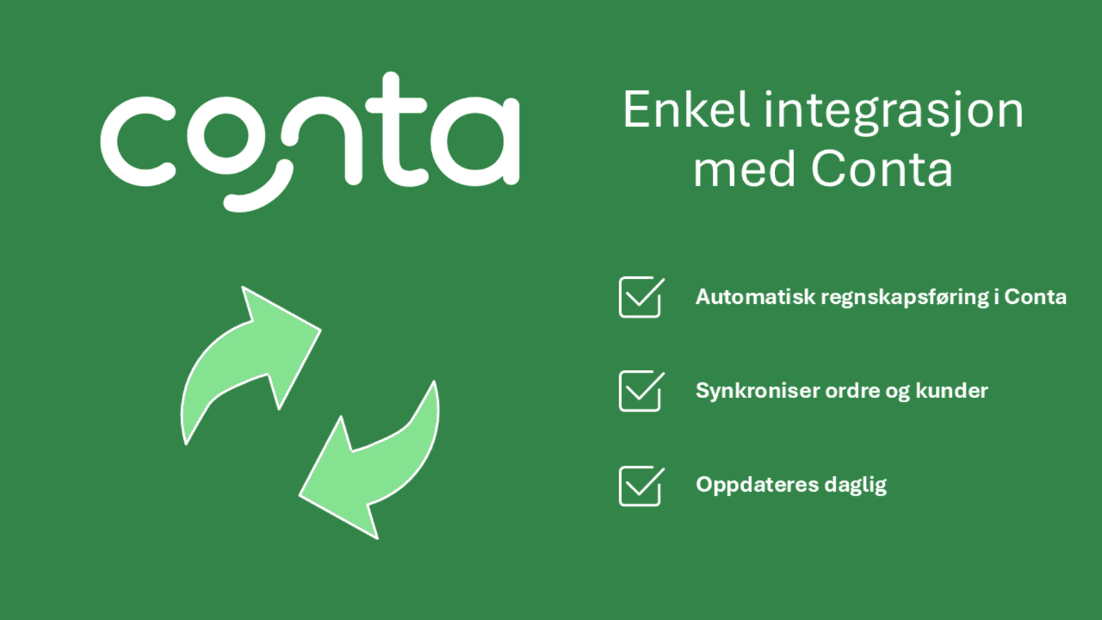 Conta Shopify integrasjon