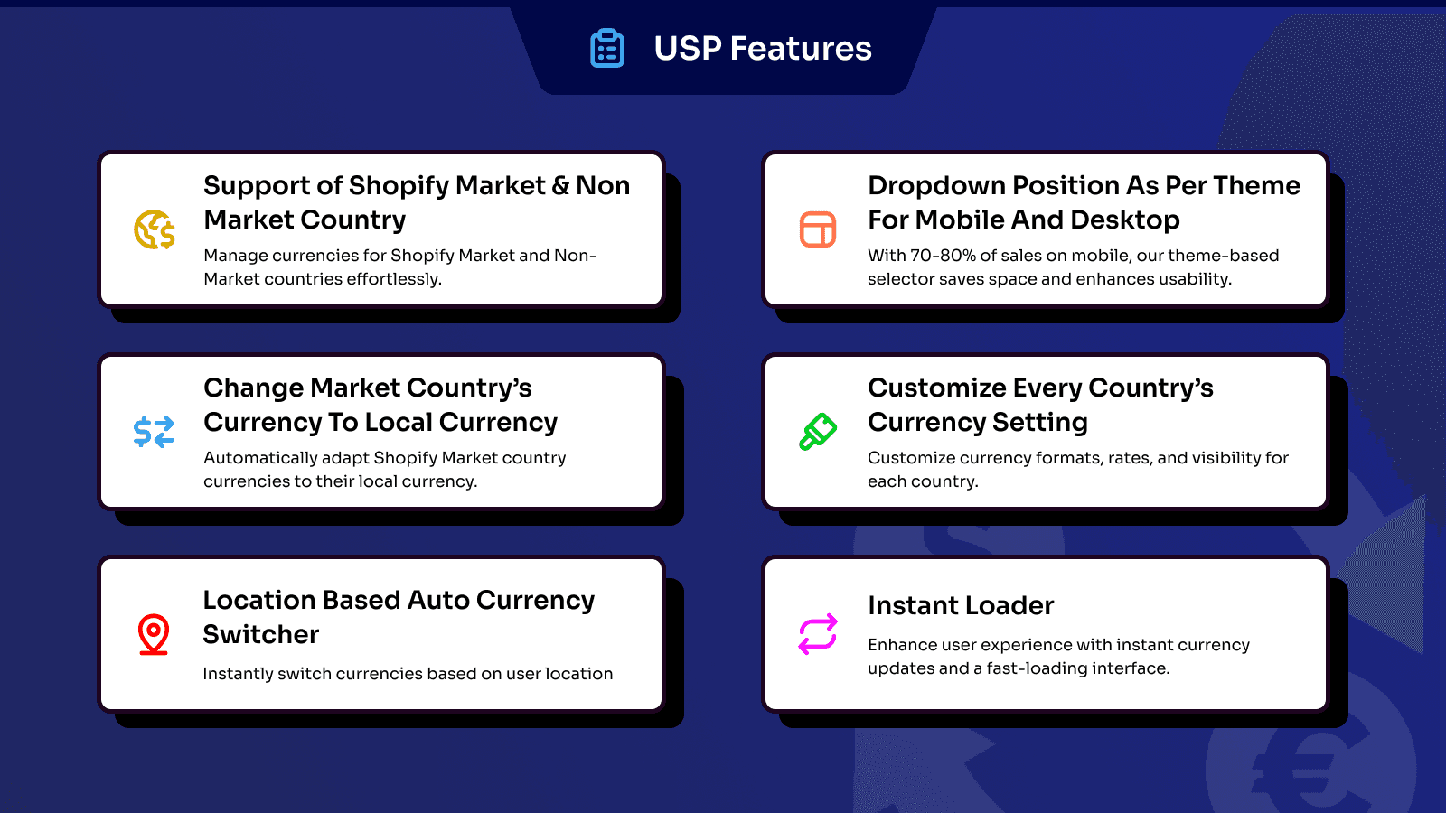 USP Features Of Currency Converter App