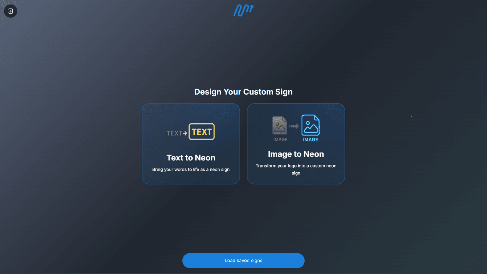 Generate neon from both text and imge