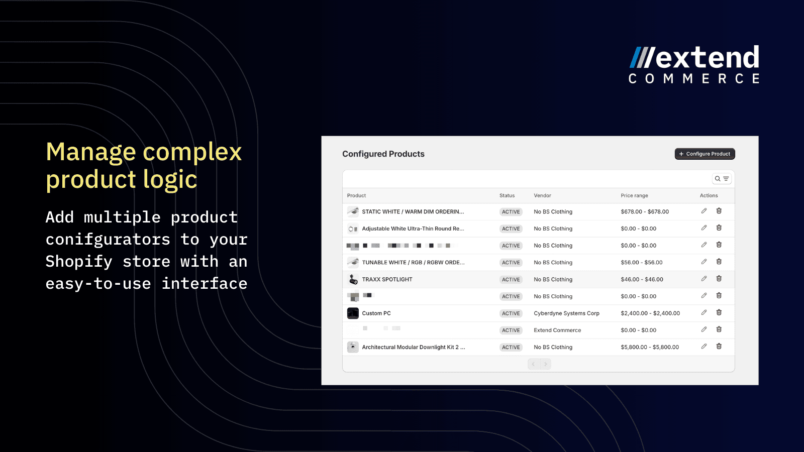 Configurable Products