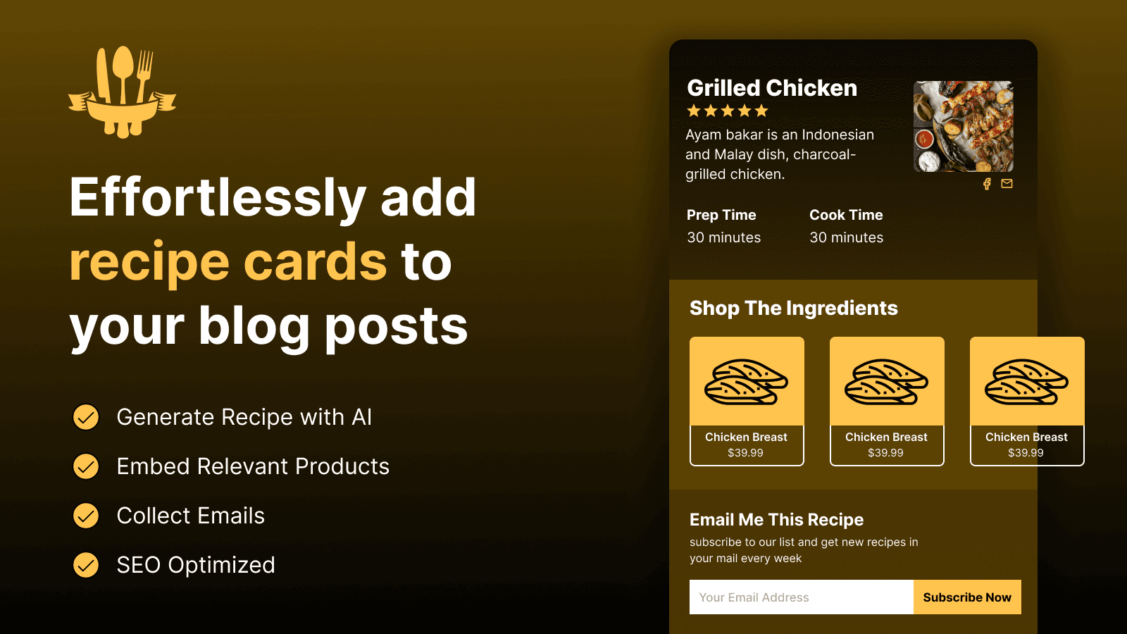 Recipe App Features