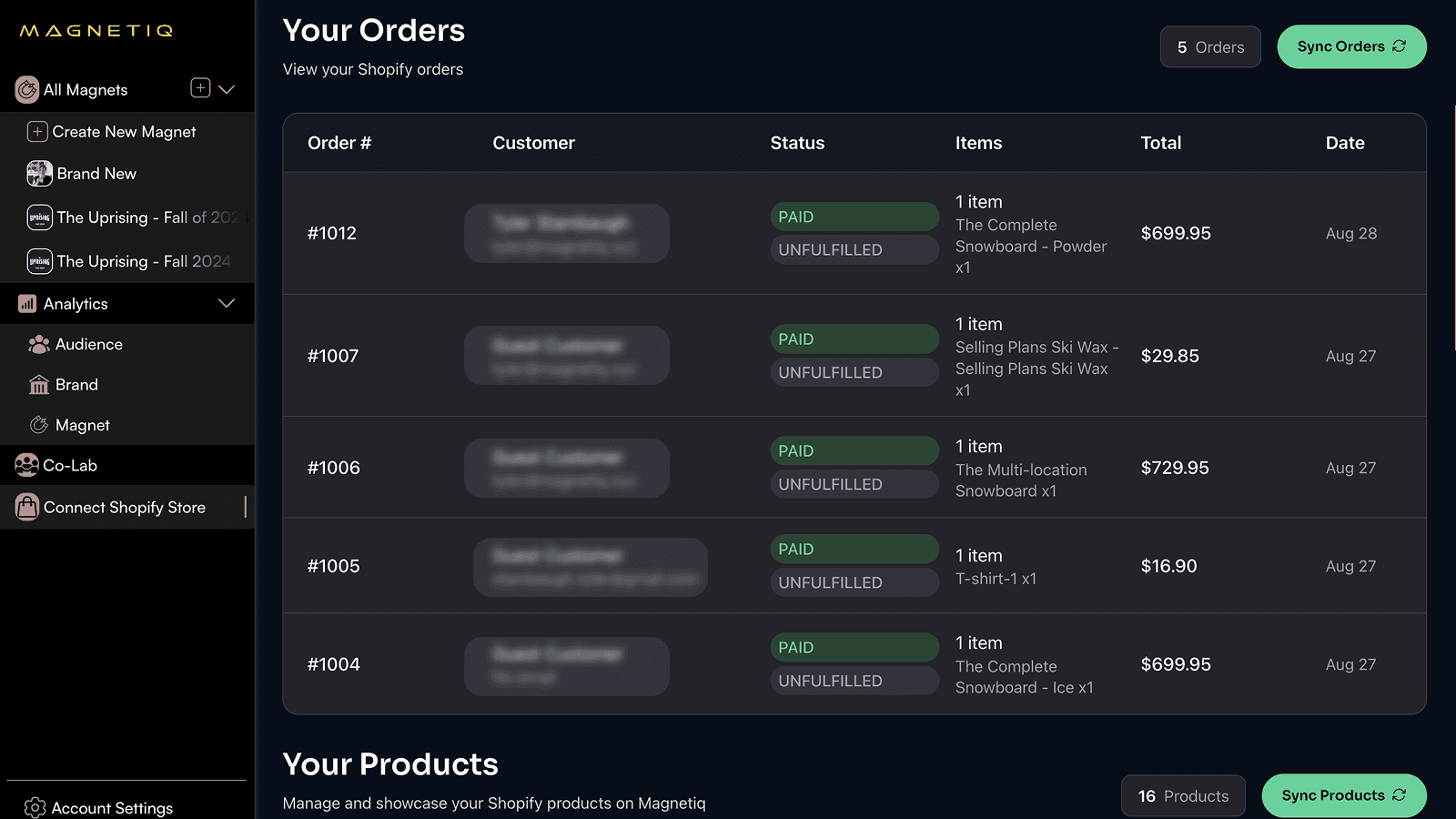 Bring the Power of Commerce to MAGNETIQ