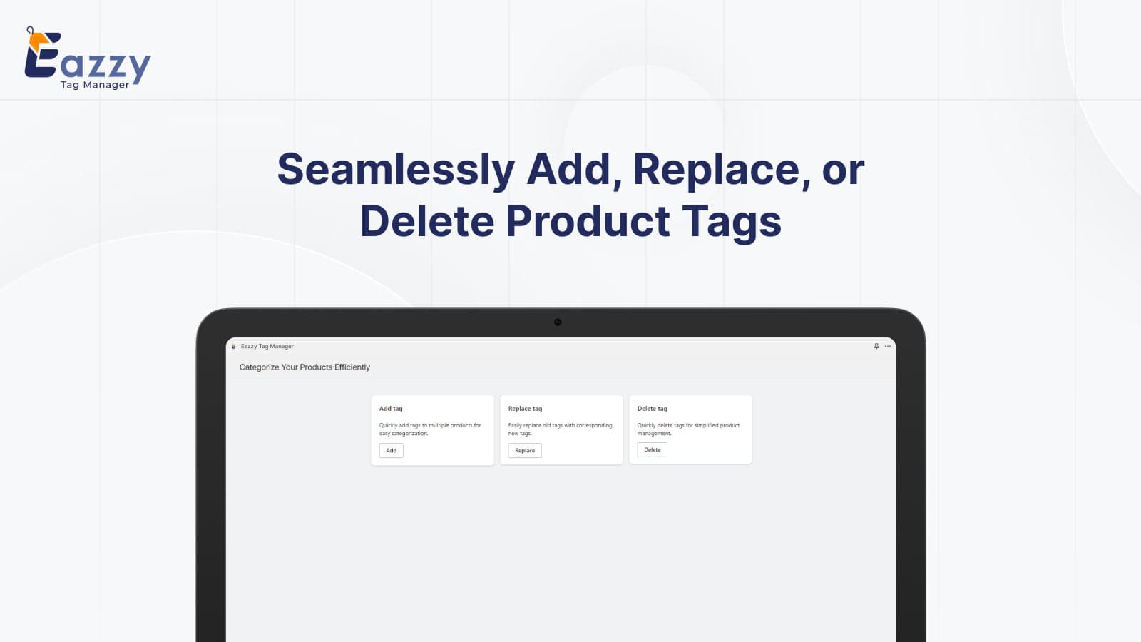 Seamlessly Add, Replace, or Delete Product Tags