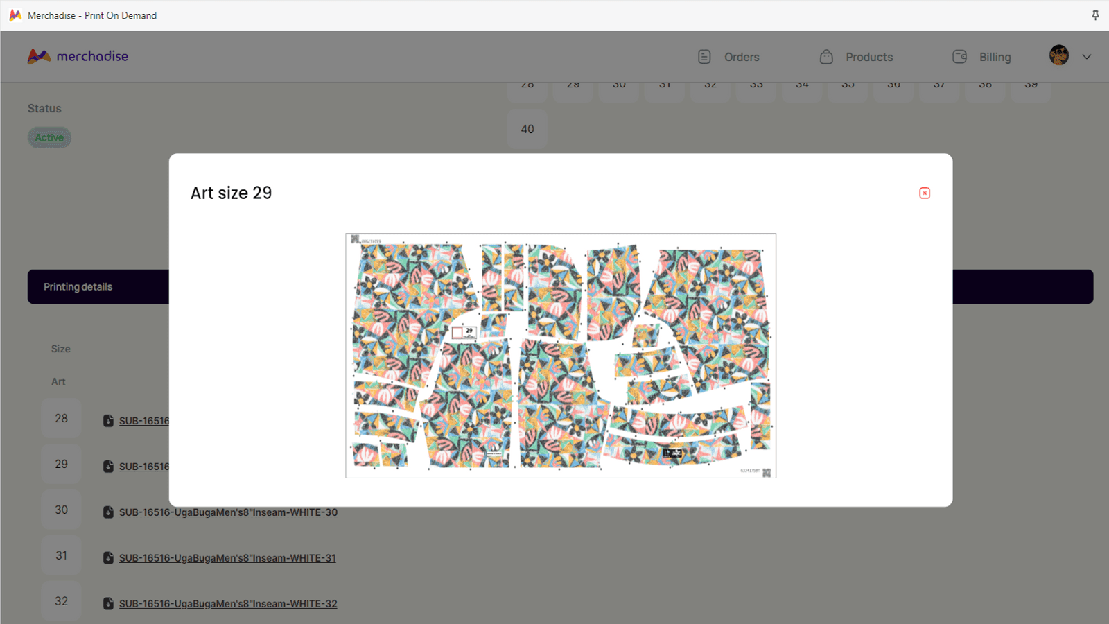 Build premium sublimated apparel like these men's boardshorts.