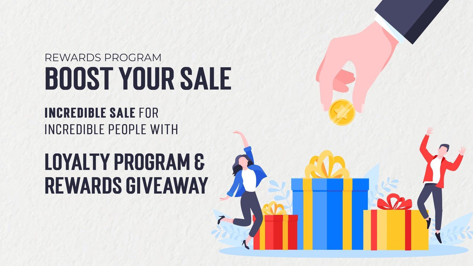 Easy rewards & loyalty program