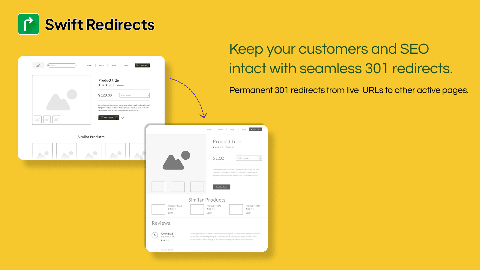 Fix broken links with smart 301 and 404 redirects