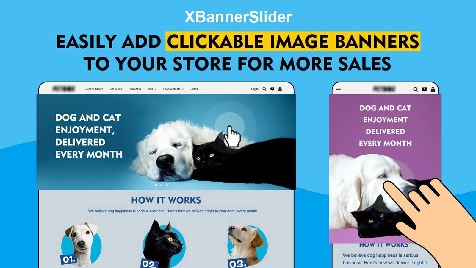 Allows separate display of banners on desktops and mobiles.