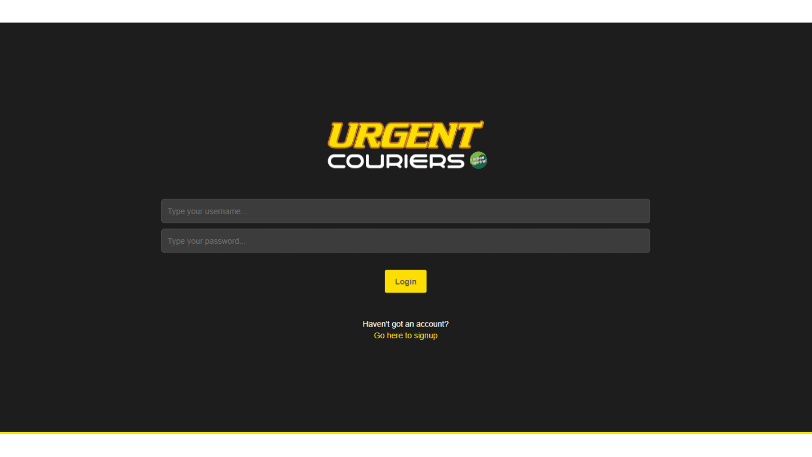 Urgent Couriers Shopify Integration